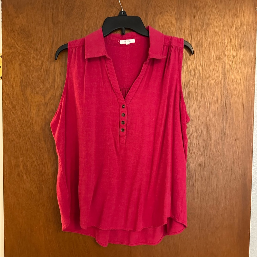 Sleeveless Pink Women's Top